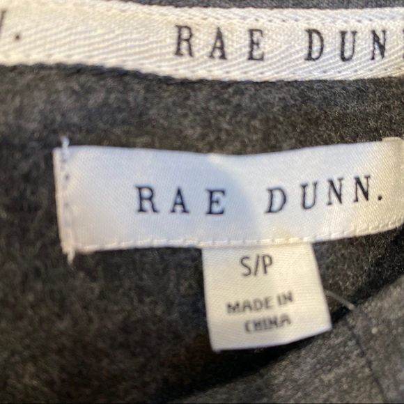 NWT Rae Dunn TOUCH DOWN Grey Sweatshirt Pullover Touchdown Size Small - Picture 3 of 5